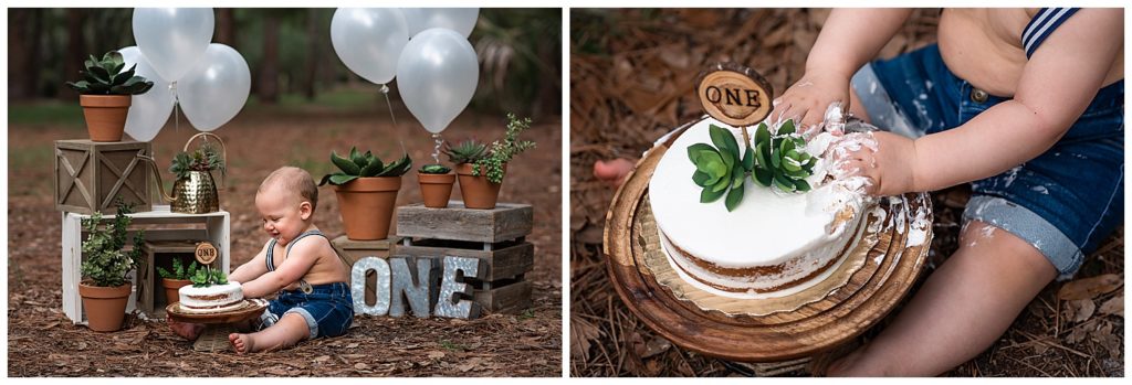 First Birthday Session, Birthday Photographer, Baby Photographer, Cake Smash Session, Outdoor Cake Smash