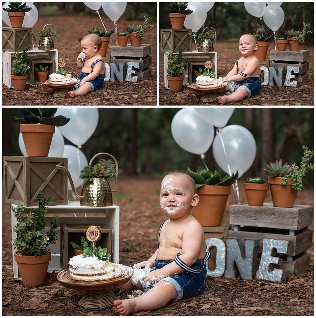 First Birthday Session, Birthday Photographer, Baby Photographer, Cake Smash Session, Outdoor Cake Smash