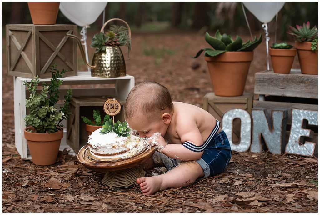 First Birthday Session, Birthday Photographer, Baby Photographer, Cake Smash Session, Outdoor Cake Smash