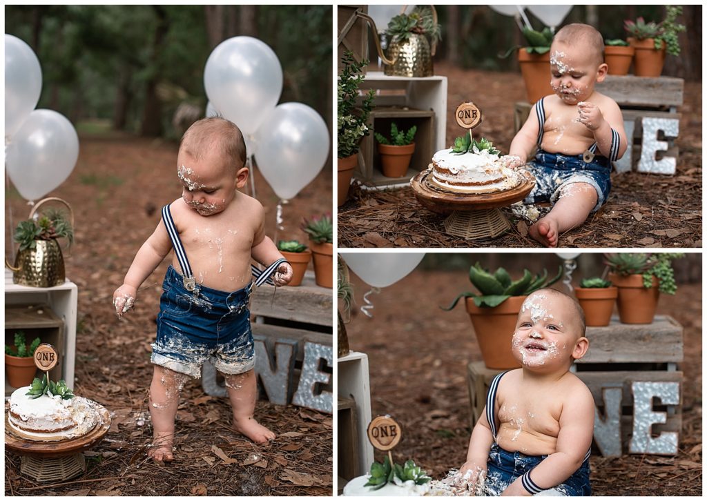 First Birthday Session, Birthday Photographer, Baby Photographer, Cake Smash Session, Outdoor Cake Smash