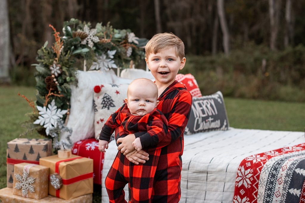 Christmas Minis, Milk and Cookies, Christmas Bed, Styled Christmas