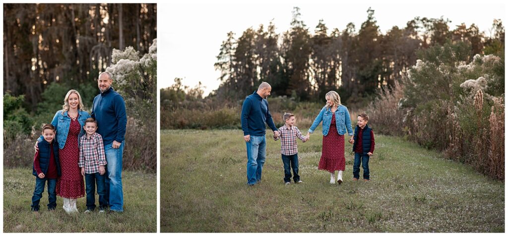 Fall Family Session, Family Photographer, Trinity Field