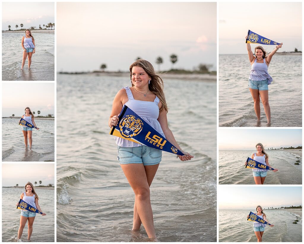 LSU bound, college, senior session, senior photographer