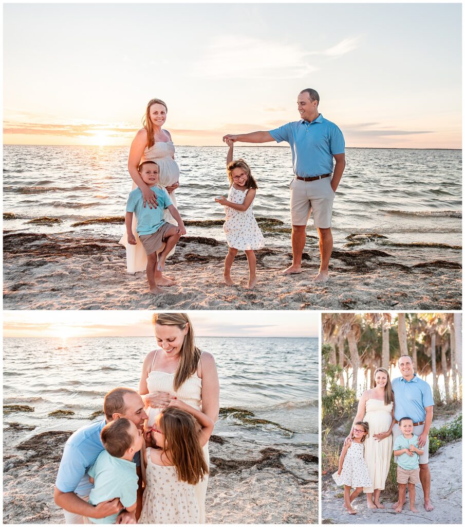 beach session, maternity session, tampa bay