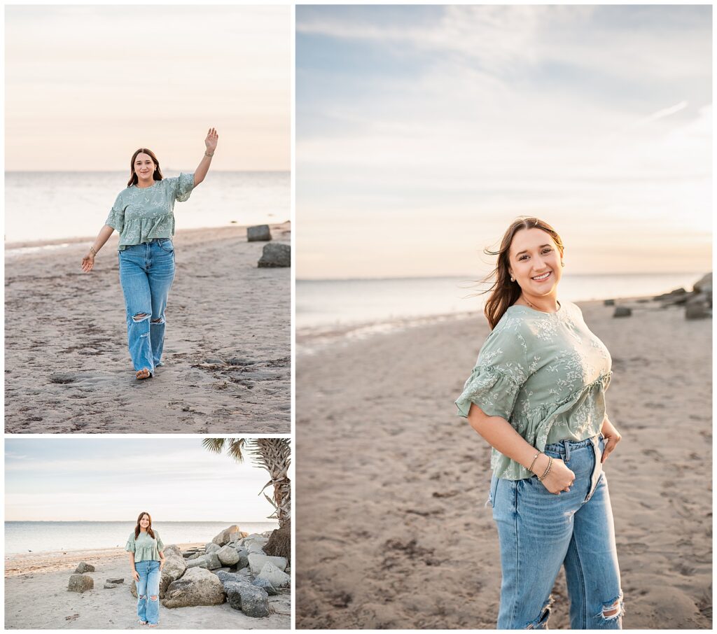 senior session, photography, tampa bay, beach