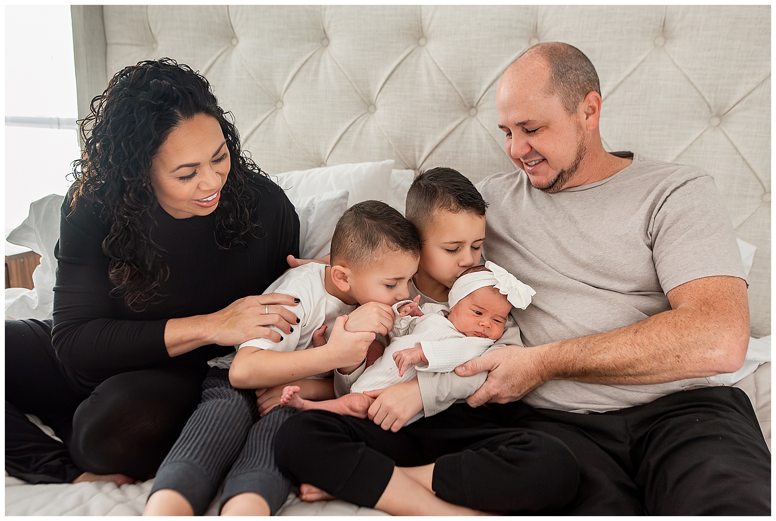 cozy newborn session