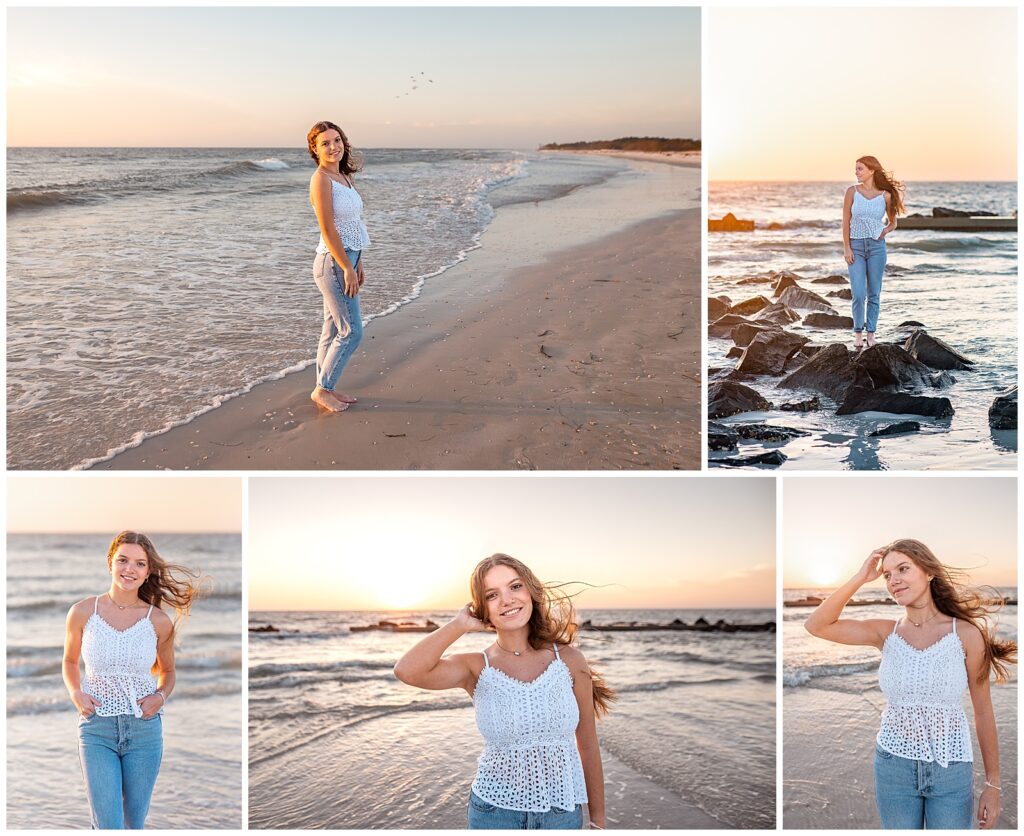 Senior Session, Beach, Sunset