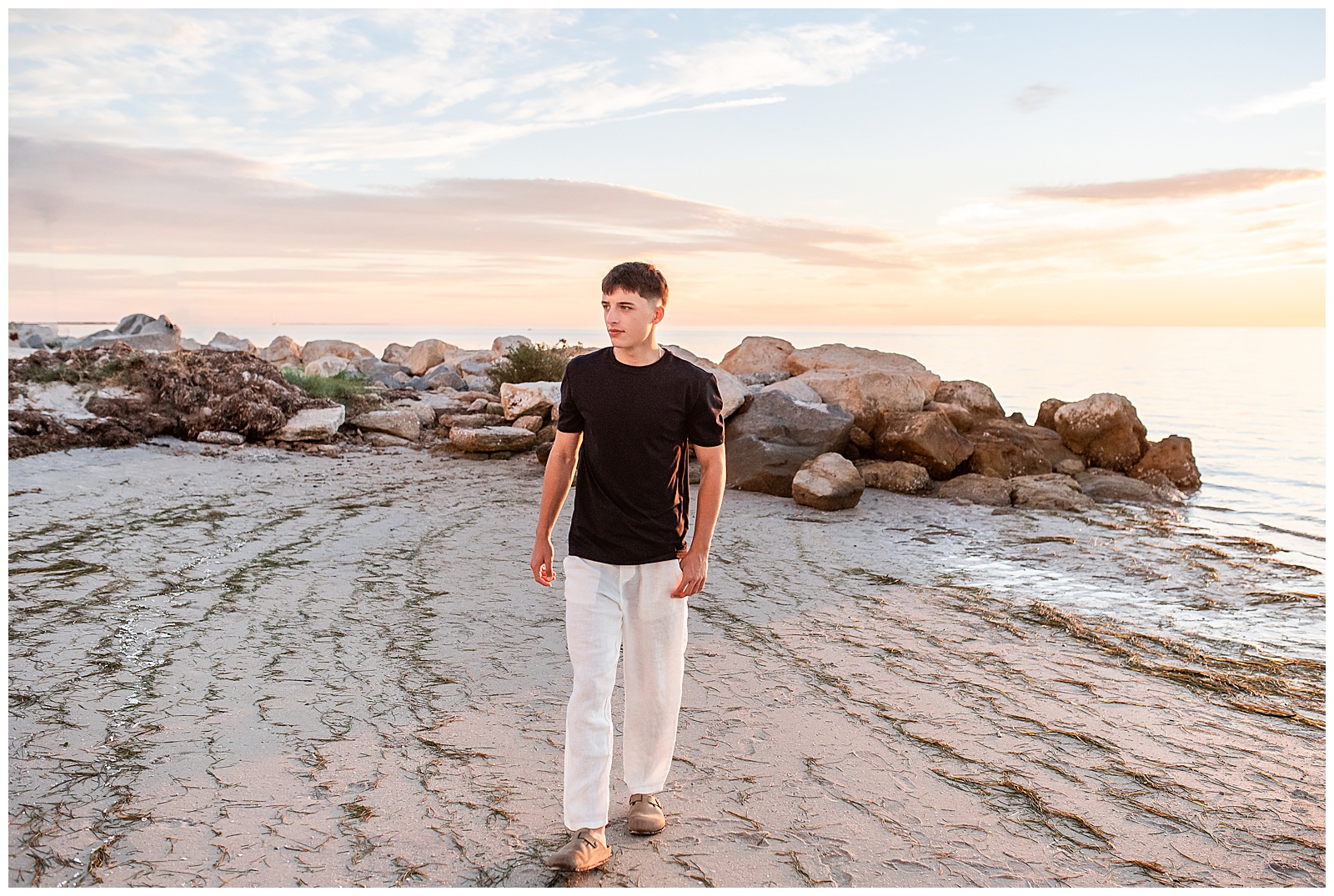 Senior Session, Tarpon Springs, Fred Howard Beach, Pinellas, Tampa