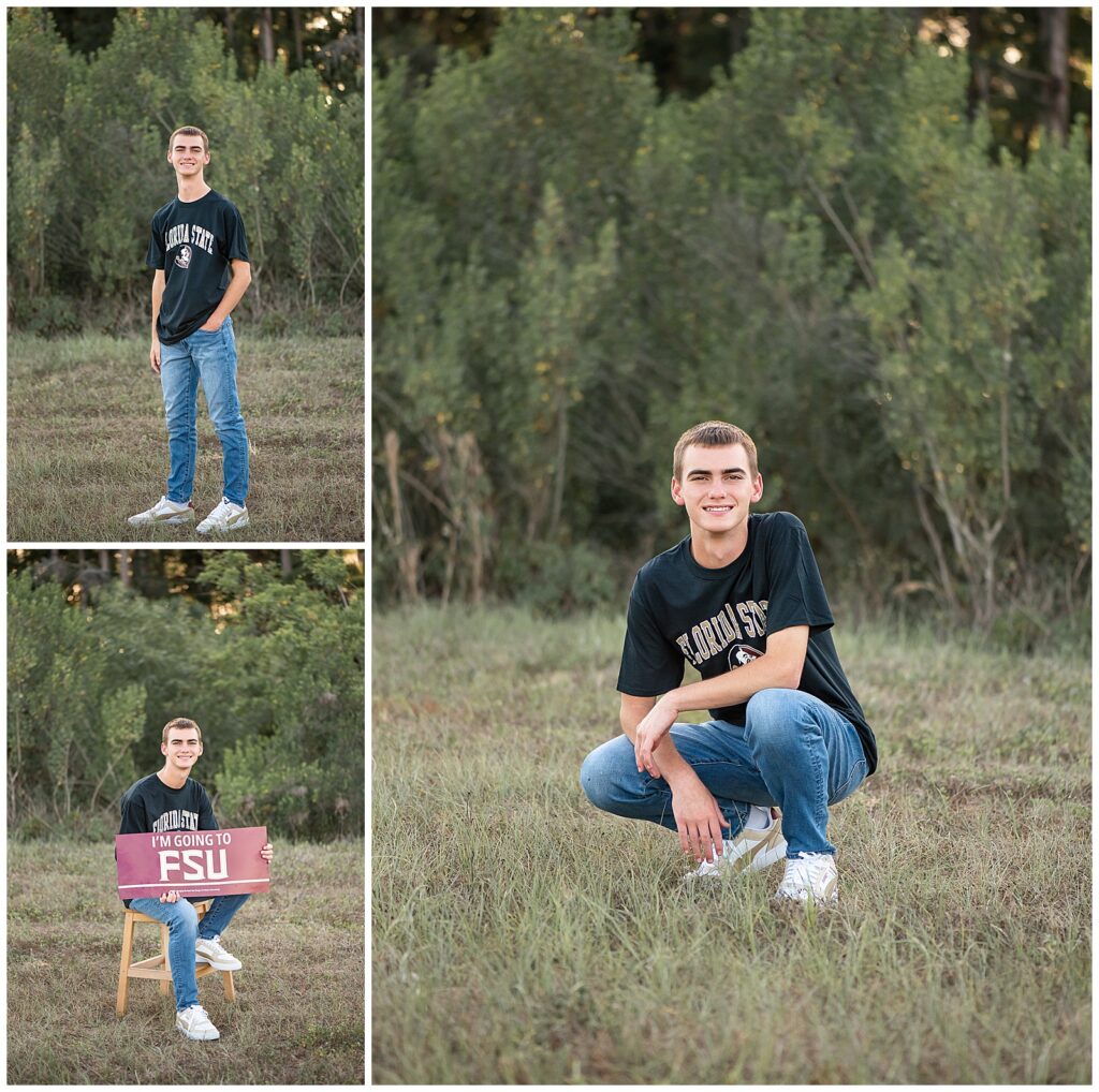 Florida State University, Senior Session, High School, College, Photography