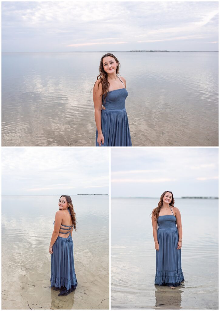Beach, Tarpon Springs, Tampa Bay, Senior Session, Ocean Breeze