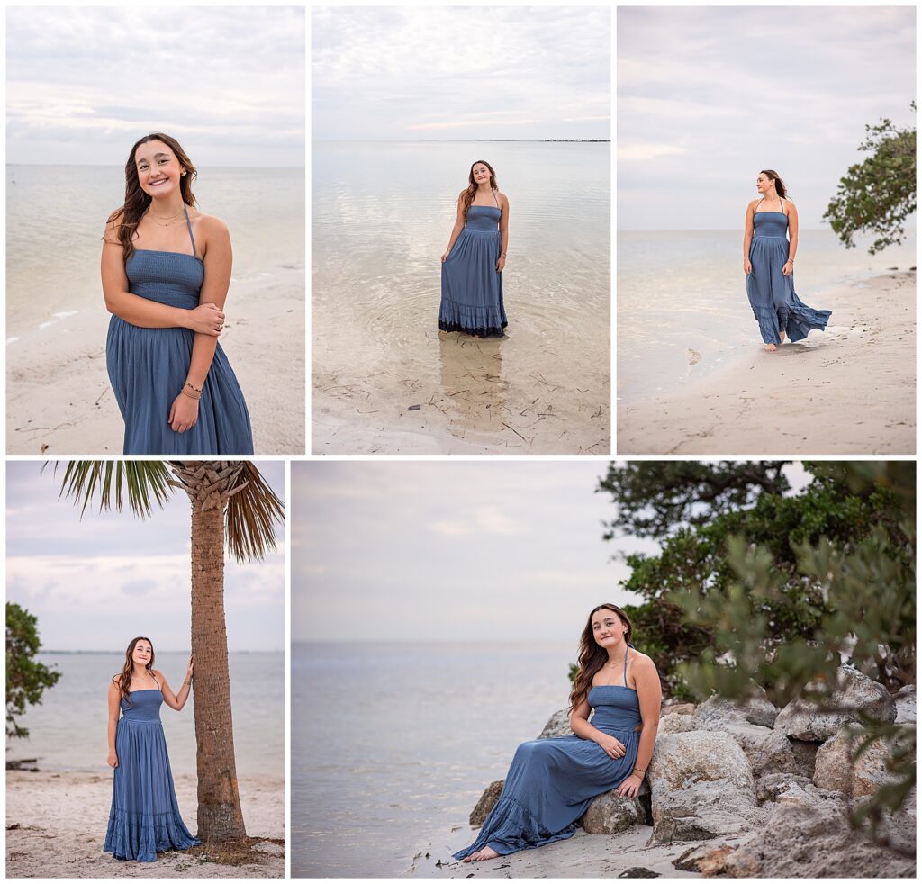 Beach, Session, Long Dress, Sunset Beach, Tarpon Springs